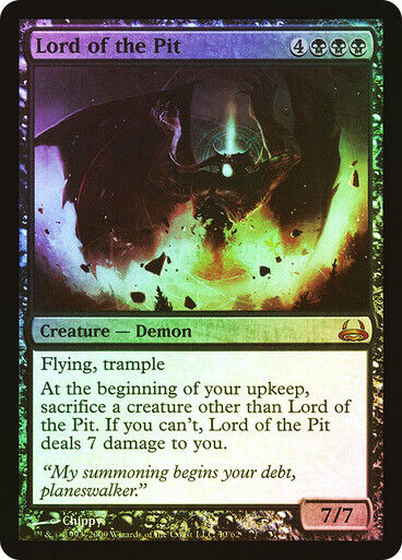 FOIL Lord of the Pit ~ Duel Decks [ Excellent ] [ Magic MTG ]