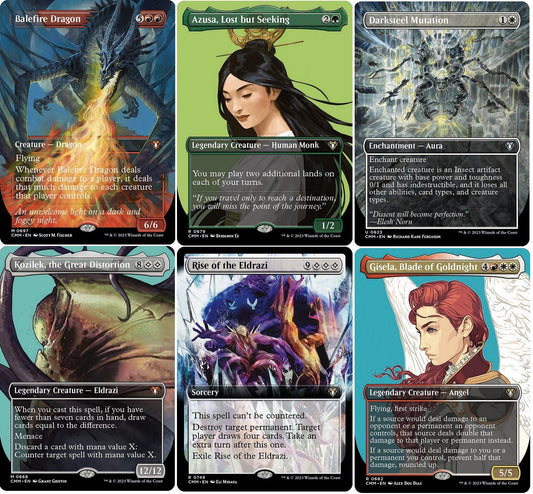 Choose your BORDERLESS ~ Commander Masters [ NearMint ] [ Magic MTG ]