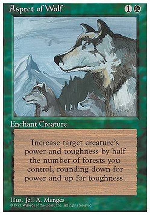 Aspect of Wolf ~ Fourth Edition [ Excellent ] [ Magic MTG ]
