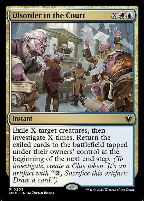 Disorder in the Court ~ Commander: Murders at Karlov Manor [ NM ] [ MTG ]