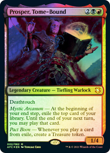 FOIL Prosper, Tome-Bound ~ Commander: Adventures Forgotten Realms [ PLAYED ]
