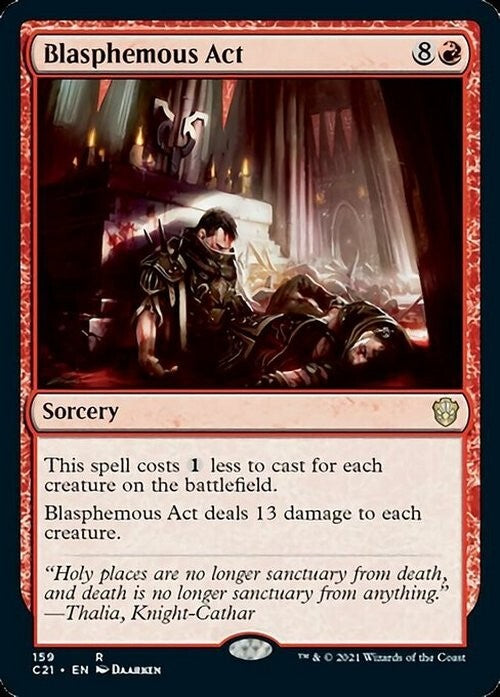 Blasphemous Act ~ Commander: Strixhaven [ NM ] [ Magic MTG ]