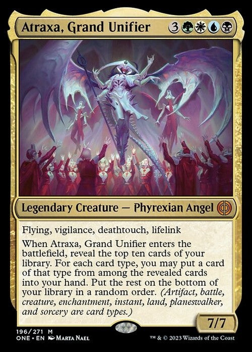 Atraxa, Grand Unifier ~ Phyrexia: All Will Be One [ NM ] [ Magic MTG ] - London Magic Traders Ltd
