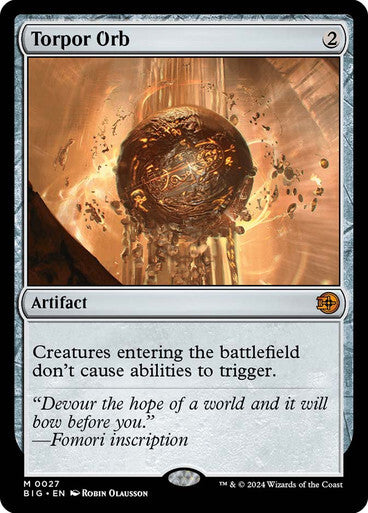Torpor Orb ~ The Big Score [ NearMint ] [ Magic MTG ]