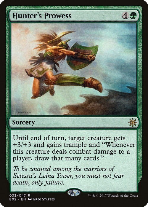 Hunter's Prowess ~ Explorers of Ixalan [ Excellent ] [ Magic MTG ]