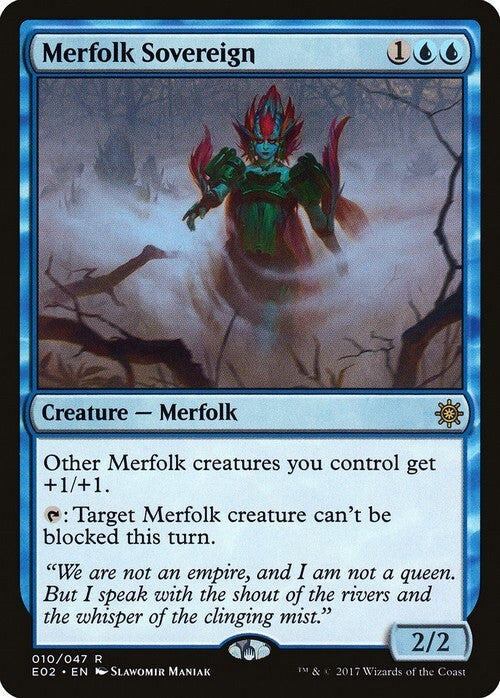 Merfolk Sovereign ~ Explorers of Ixalan [ Excellent ] [ Magic MTG ]