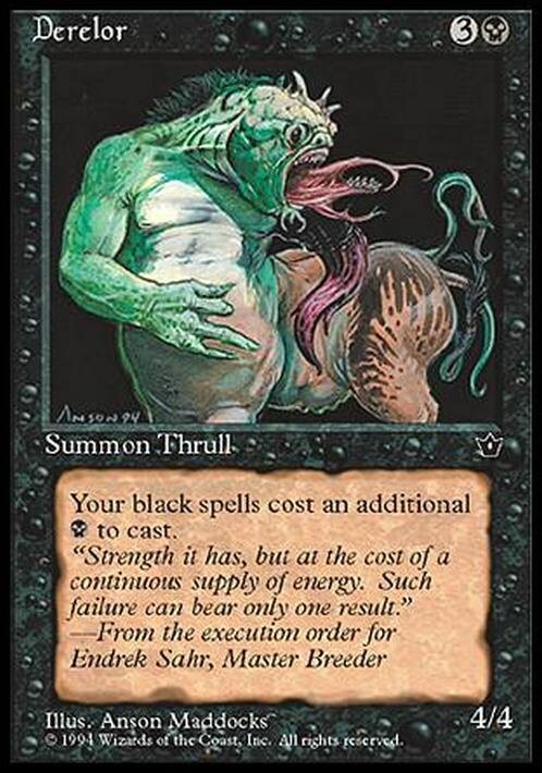 Derelor ~ Fallen Empires [ Excellent ] [ Magic MTG ]