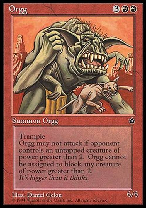 Orgg ~ Fallen Empires [ Excellent ] [ Magic MTG ]