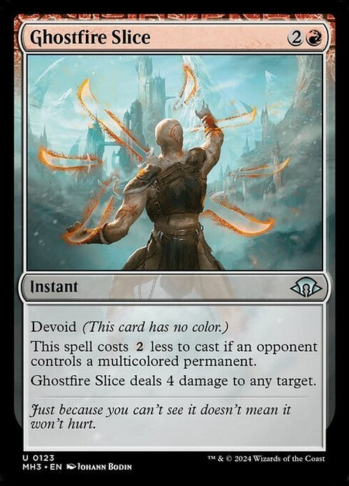 Ghostfire Slice ~ Modern Horizons 3 [ NearMint ] [ Magic MTG ]