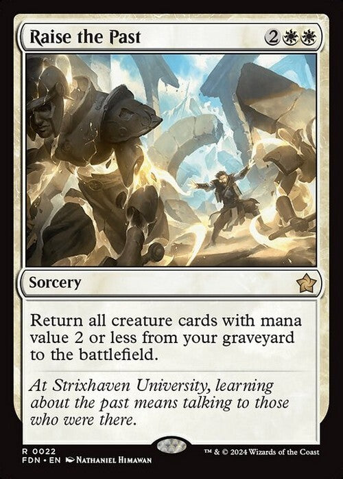 Raise the Past ~ Foundations [ NearMint ] [ Magic MTG ]