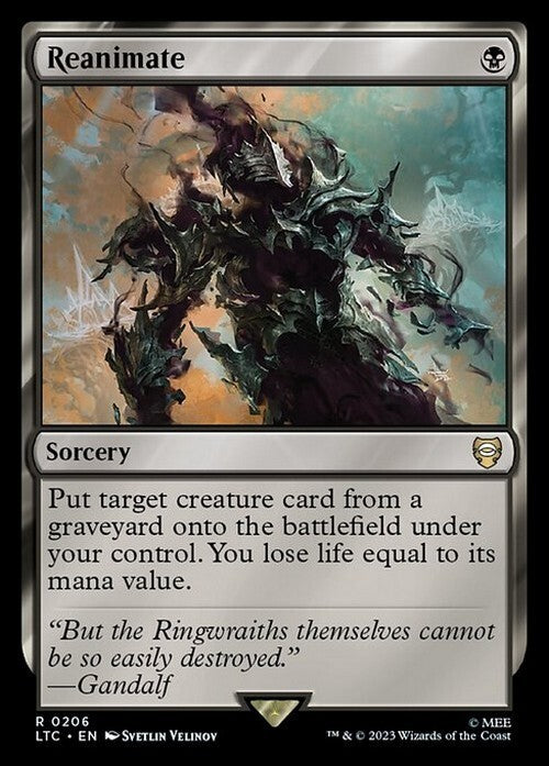Reanimate ~ Commander: The Lord of the Rings [ NM ] [ Magic MTG ]