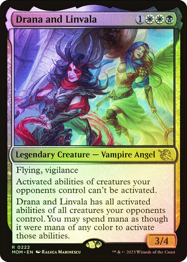 FOIL Drana and Linvala ~ March of the Machine [ NM ] [ Magic MTG ] - London Magic Traders Ltd