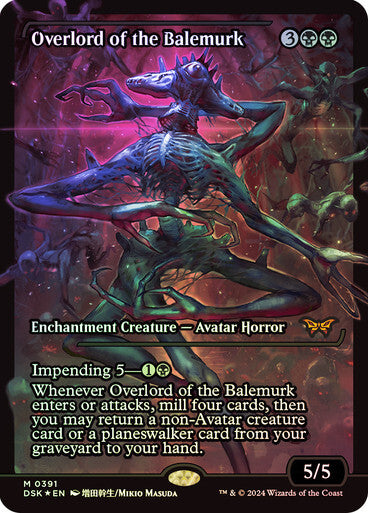 FOIL SHOWCASE Overlord of the Balemurk ~ Duskmourn [ NearMint ] [ Magic MTG ] - London Magic Traders Ltd