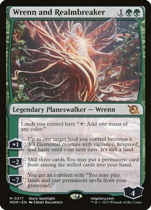 Wrenn and Realmbreaker ~ March of the Machine [ NM ] [ Magic MTG ]