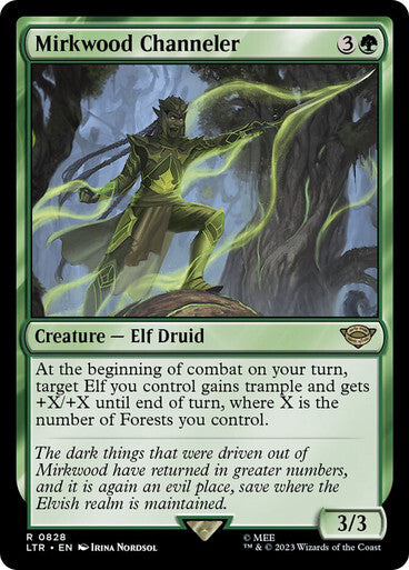 Mirkwood Channeler ~ The Lord of the Rings [ NM ] [ Magic MTG ]