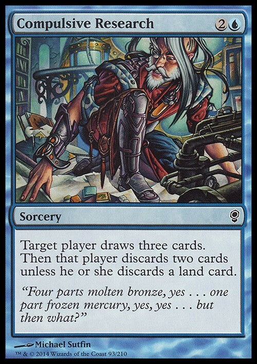 Compulsive Research ~ Conspiracy 1 [ Excellent ] [ Magic MTG ]