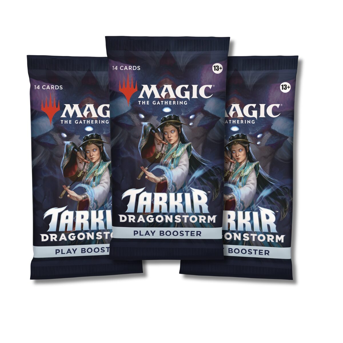 3 x Play Booster Pack ~ Tarkir: Dragonstorm ~ MTG Sealed