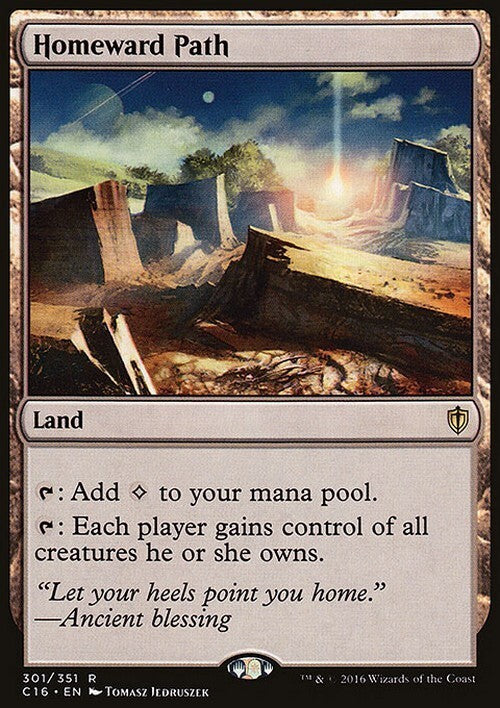 Homeward Path ~ Commander 2016 [ NearMint ] [ Magic MTG ]