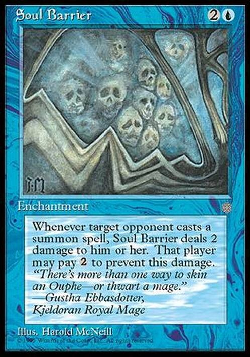 Soul Barrier ~ Ice Age [ Excellent ] [ Magic MTG ]