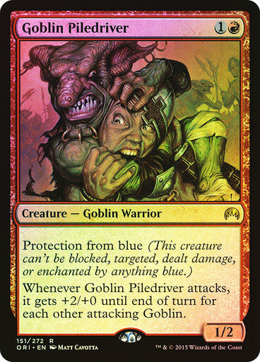 FOIL Goblin Piledriver ~ Magic Origins [ NearMint ] [ Magic MTG ]