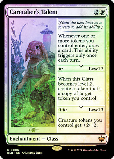 FOIL Caretaker's Talent ~ Bloomburrow [ NearMint ] [ Magic MTG ]