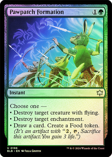 FOIL Pawpatch Formation ~ Bloomburrow [ NearMint ] [ Magic MTG ]