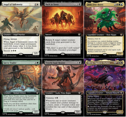 Choose your BORDERLESS / Extended ~ Commander: Outlaws of Thunder Junction