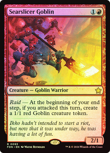 FOIL Searslicer Goblin ~ Foundations [ NearMint ] [ Magic MTG ]