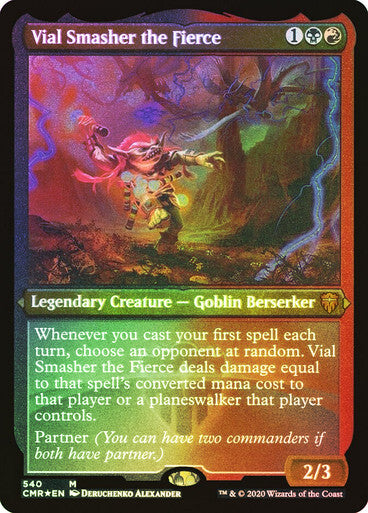 FOIL ETCHED Vial Smasher the Fierce ~ Commander Masters [ NM ] [ Magic MTG ]