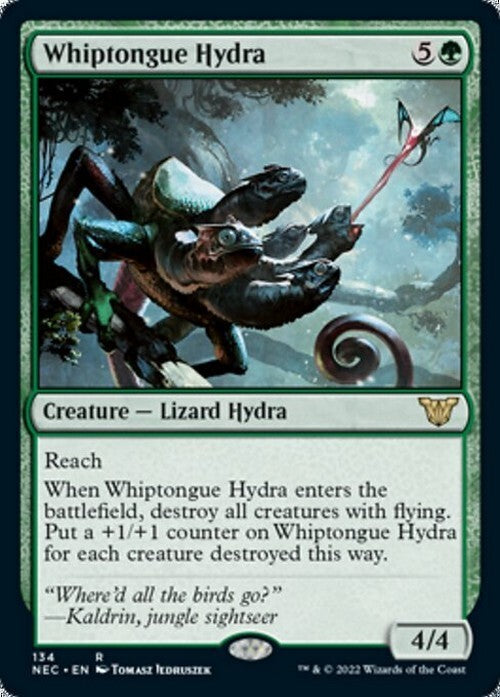 Whiptongue Hydra ~ Commander: Kamigawa: Neon Dynasty [ NearMint ] [ Magic MTG ]
