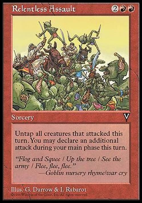 Relentless Assault ~ Visions [ Excellent ] [ Magic MTG ]