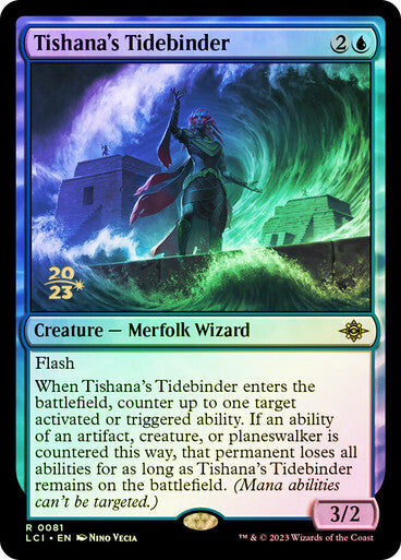 FOIL Tishana's Tidebinder ~ Prerelease The Lost Caverns of Ixalan [ NM ] [ MTG ]