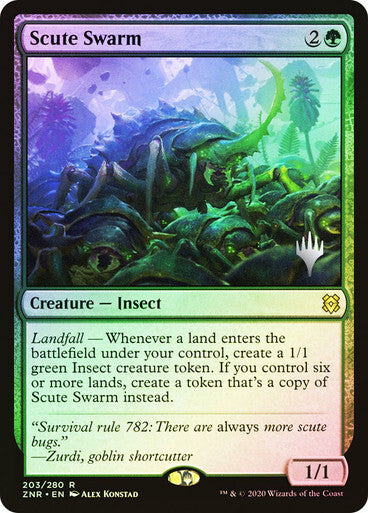 FOIL Scute Swarm ~ PROMO PACK [ NearMint ] [ Magic MTG ] - London Magic Traders Ltd
