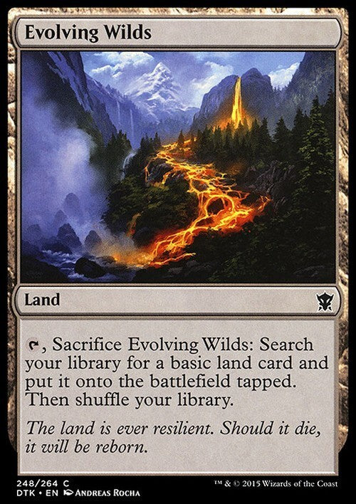 Evolving Wilds ~ Dragons of Tarkir [ Excellent ] [ Magic MTG ]