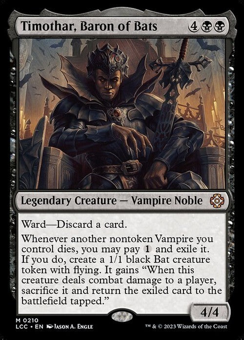 Timothar, Baron of Bats ~ Commander: The Lost Caverns of Ixalan [ NM ] [ MTG ]