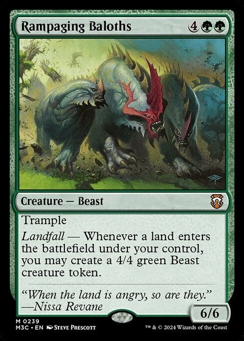 Rampaging Baloths ~ Commander: Modern Horizons 3 [ NearMint ] [ Magic MTG ]