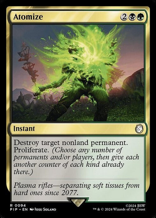 Atomize ~ Commander: Fallout [ NearMint ] [ Magic MTG ]