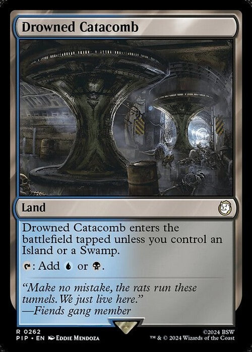 Drowned Catacomb ~ Commander: Fallout [ NearMint ] [ Magic MTG ]