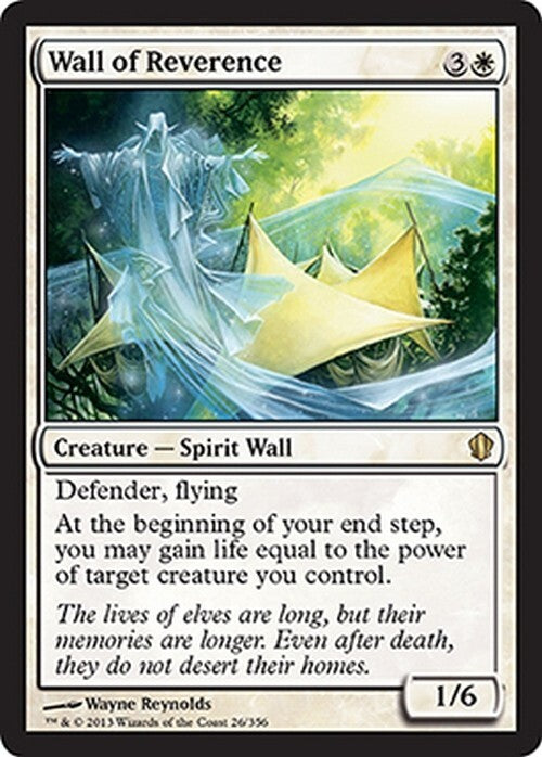 Wall of Reverence ~ Commander 2013 [ Excellent ] [ Magic MTG ]