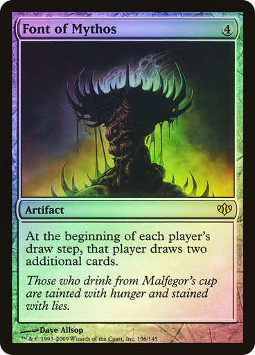 FOIL Font of Mythos ~ Conflux [ PLAYED ] [ Magic MTG ]
