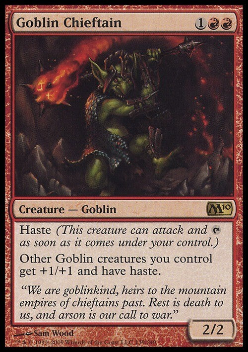 Goblin Chieftain ~ Magic 2010 [ PLAYED ] [ Magic MTG ]