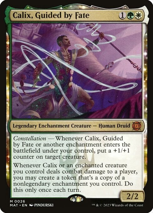 Calix, Guided by Fate ~ March of the Machine: The Aftermath [ NM ] [ Magic MTG ]