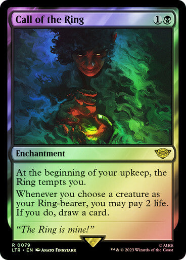 FOIL Call of the Ring ~ The Lord of the Rings [ NM ] [ Magic MTG ]
