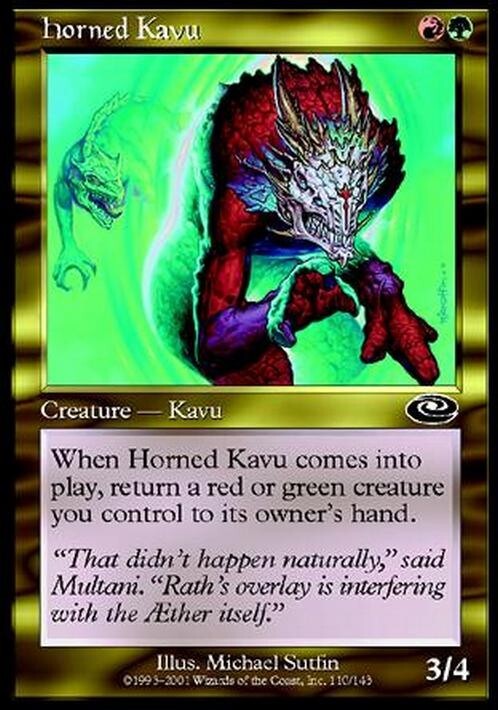 Horned Kavu ~ Planeshift [ Excellent ] [ Magic MTG ]