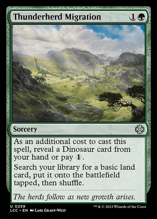 Thunderherd Migration ~ Commander: The Lost Caverns of Ixalan [ NM ] [ MTG ]