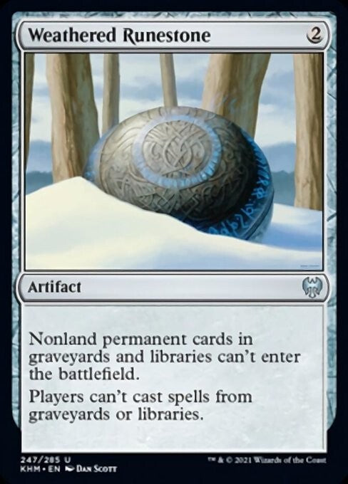 Weathered Runestone ~ Kaldheim [ NearMint ] [ Magic MTG ]