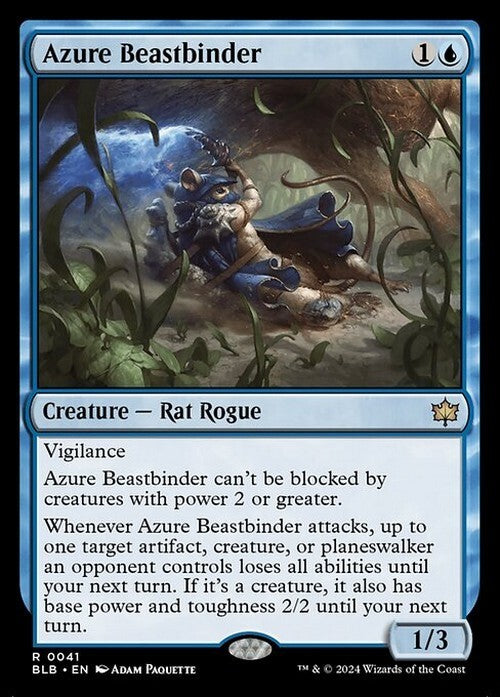 Azure Beastbinder ~ Bloomburrow [ NearMint ] [ Magic MTG ]