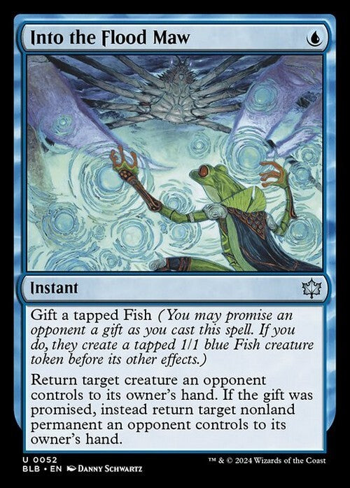 Into the Flood Maw ~ Bloomburrow [ NearMint ] [ Magic MTG ]