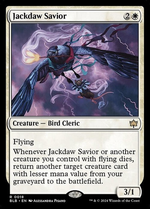 Jackdaw Savior ~ Bloomburrow [ NearMint ] [ Magic MTG ]