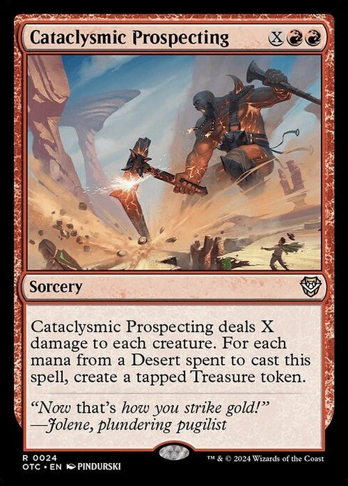 Cataclysmic Prospecting ~ Commander: Outlaws of Thunder Junction [ NM ] [ MTG ]